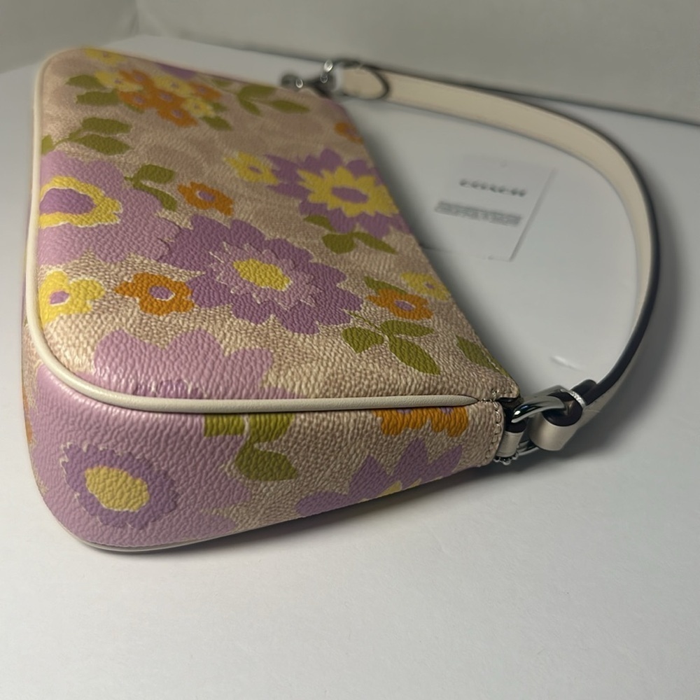 NWT Coach Nolita 19 Signature Canvas Floral Print Wristlet Shoulder Bag Purse - Picture 14 of 16